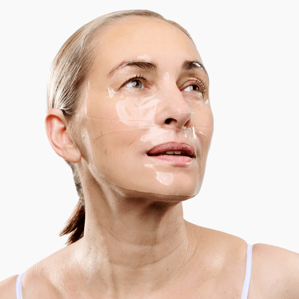 CurrentBody Skin Hydrogel Face Mask. A hydrating hydrogel mask for use over any LED treatment.