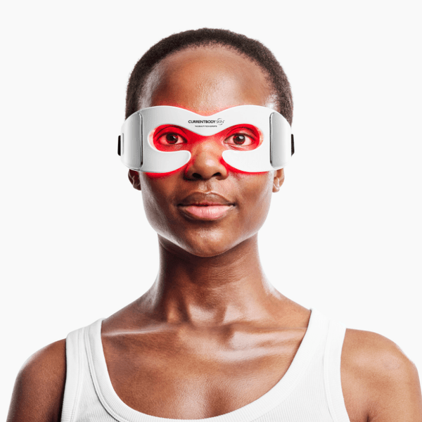 CurrentBody Skin LED Eye Mask. Targeted LED light for fine lines and tiredness around the eyes.