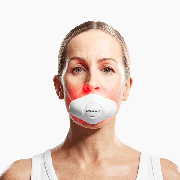 CurrentBody Skin LED Lip Mask. Red light for the lip area, to soften lines and support fullness.